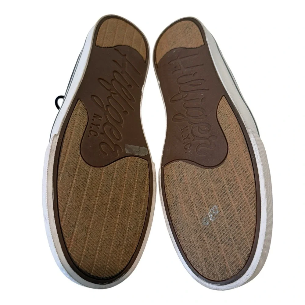 Tommy Hilfiger Navy Blue PHARIS Canvas Boat Shoes Designer‎ Mens US 11 S3